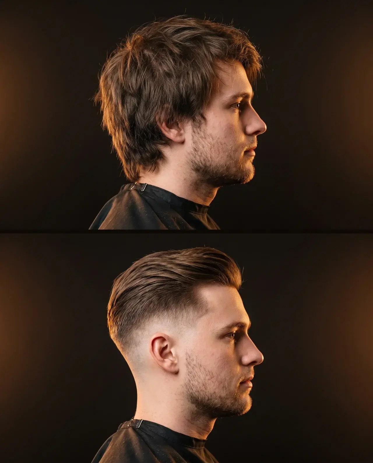 Före & Efter klippning